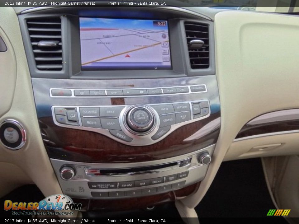 2013 Infiniti JX 35 AWD Midnight Garnet / Wheat Photo #25