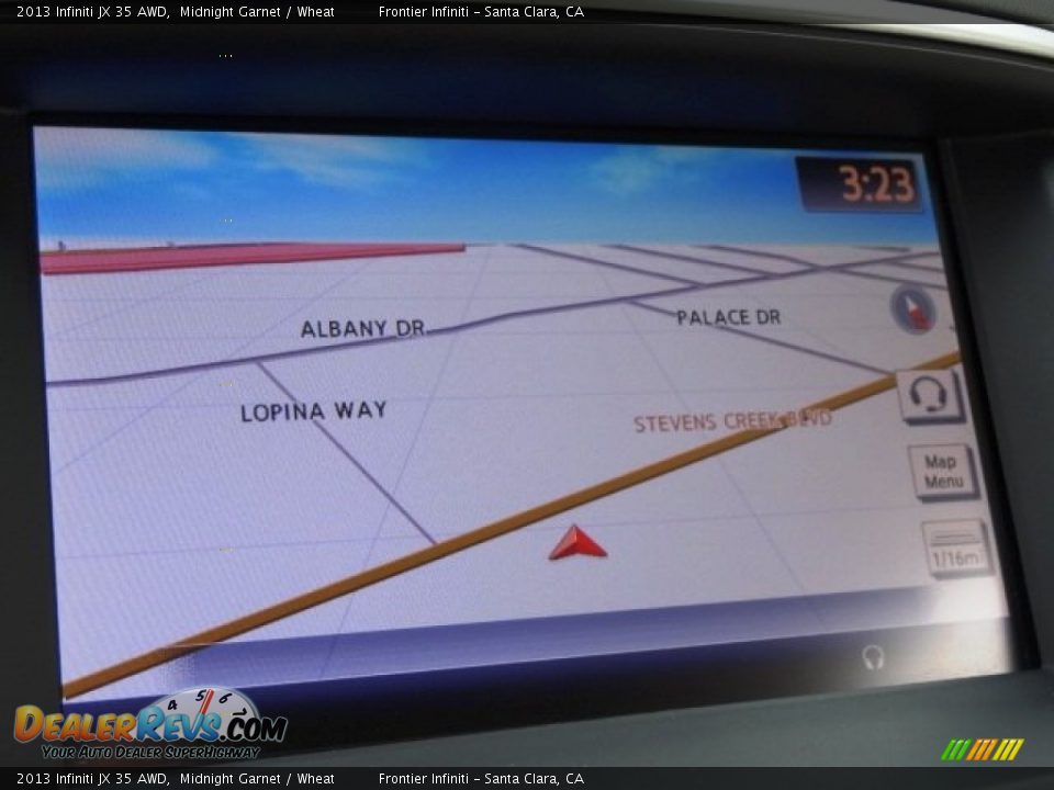 2013 Infiniti JX 35 AWD Midnight Garnet / Wheat Photo #26
