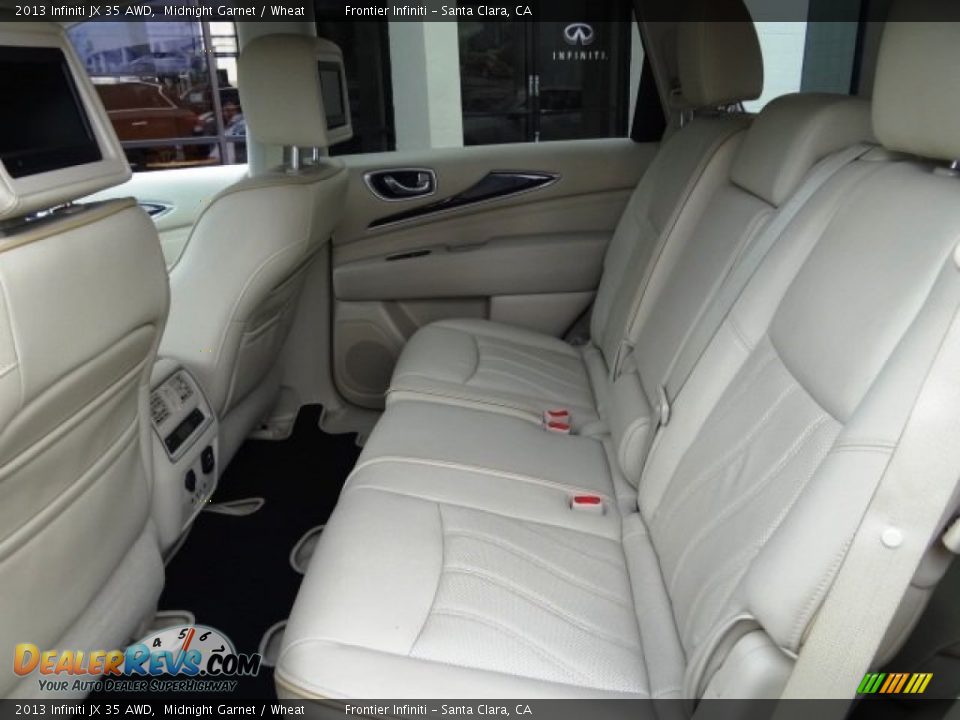 2013 Infiniti JX 35 AWD Midnight Garnet / Wheat Photo #32