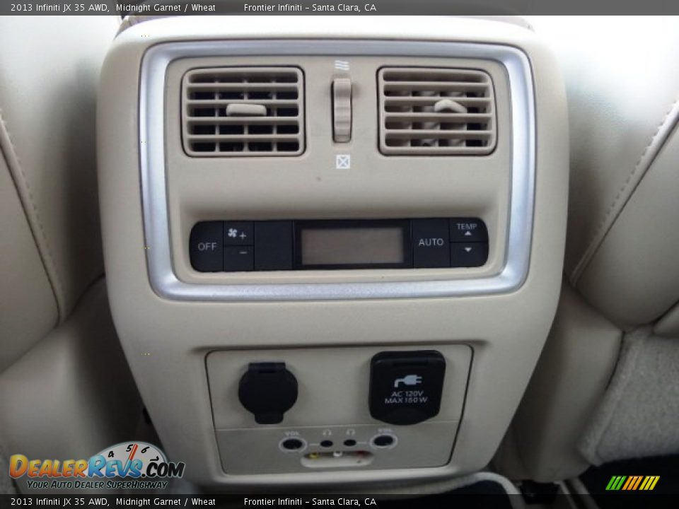 2013 Infiniti JX 35 AWD Midnight Garnet / Wheat Photo #34
