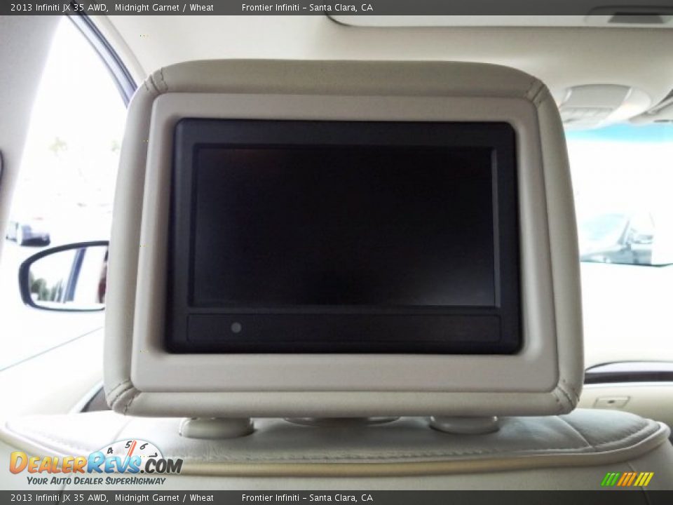 2013 Infiniti JX 35 AWD Midnight Garnet / Wheat Photo #36