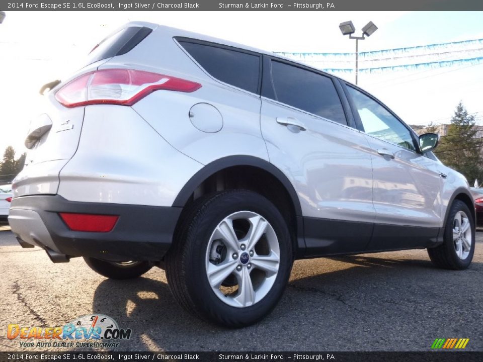 2014 Ford Escape SE 1.6L EcoBoost Ingot Silver / Charcoal Black Photo #2