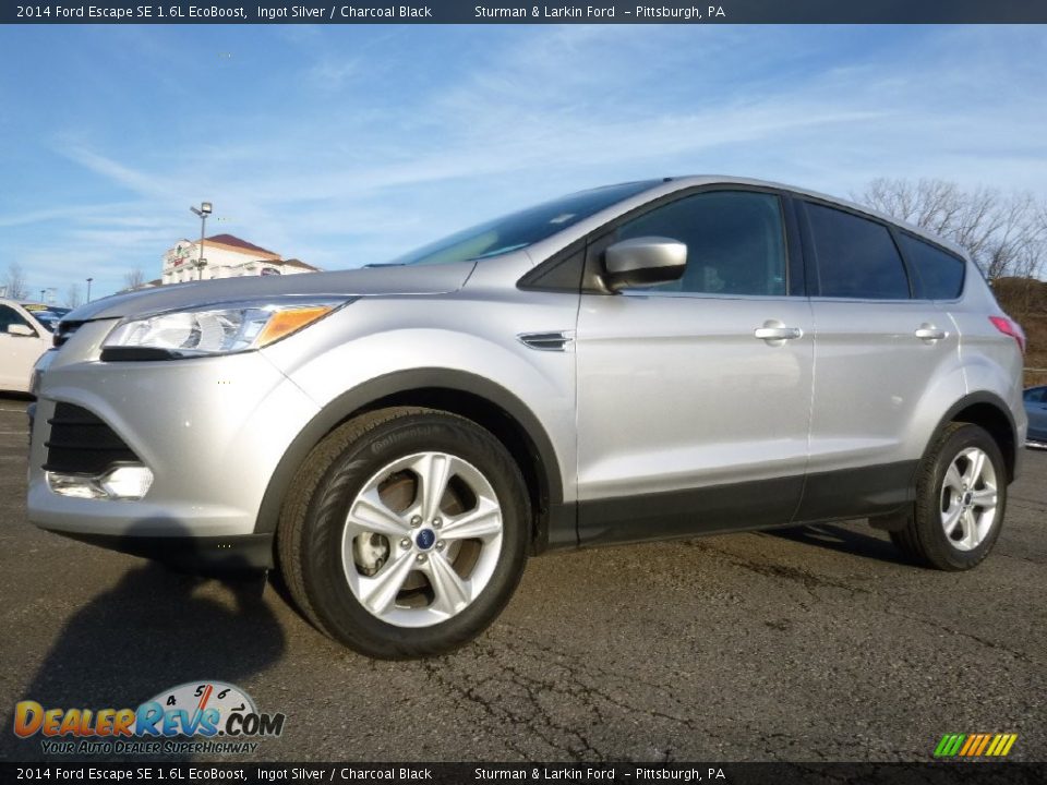 2014 Ford Escape SE 1.6L EcoBoost Ingot Silver / Charcoal Black Photo #5