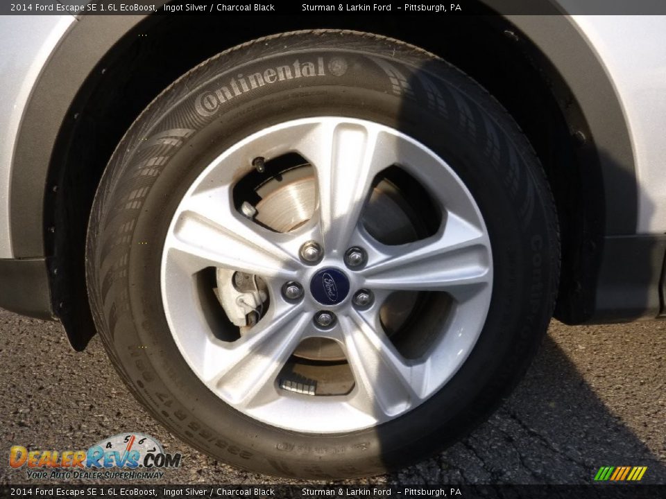 2014 Ford Escape SE 1.6L EcoBoost Ingot Silver / Charcoal Black Photo #6