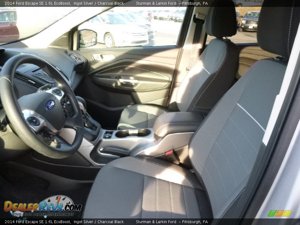 2014 Ford Escape SE 1.6L EcoBoost Ingot Silver / Charcoal Black Photo #7