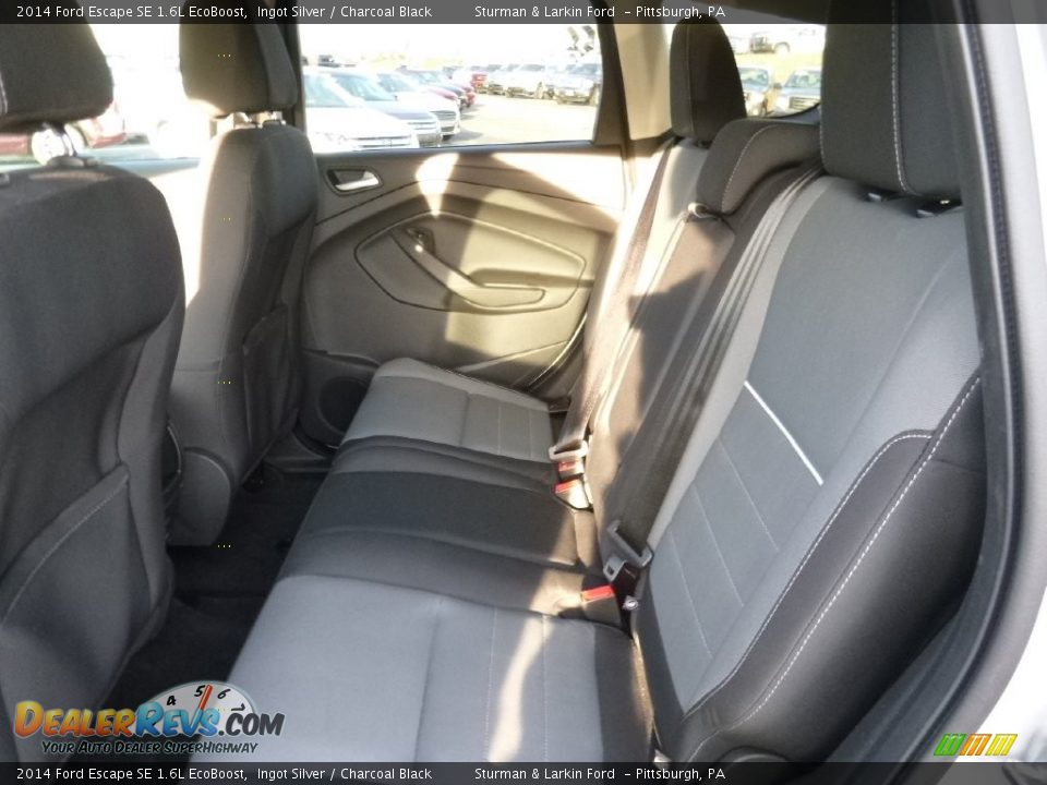 2014 Ford Escape SE 1.6L EcoBoost Ingot Silver / Charcoal Black Photo #8