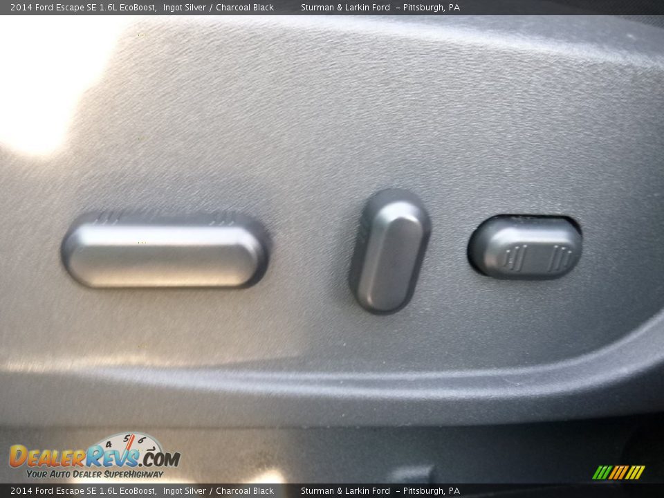 2014 Ford Escape SE 1.6L EcoBoost Ingot Silver / Charcoal Black Photo #12