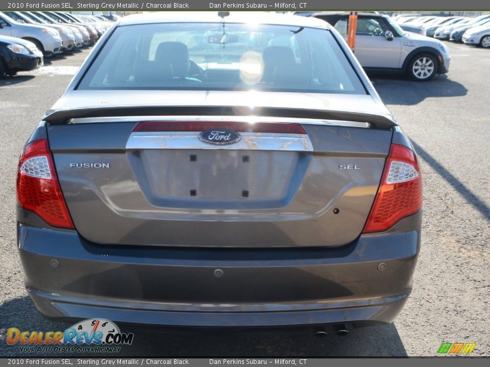 2010 Ford Fusion SEL Sterling Grey Metallic / Charcoal Black Photo #7