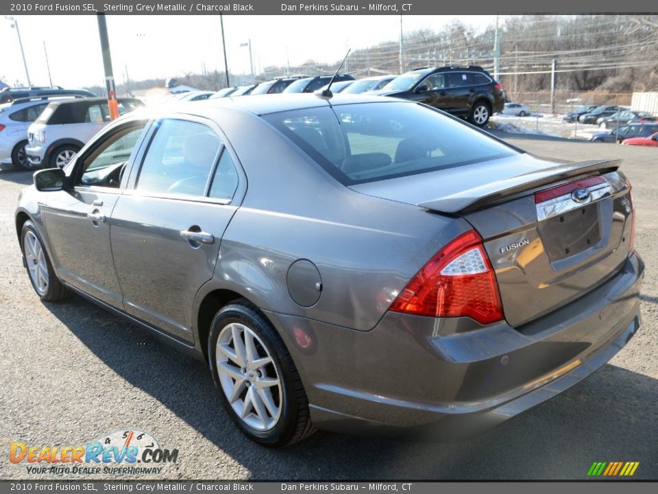 2010 Ford Fusion SEL Sterling Grey Metallic / Charcoal Black Photo #8