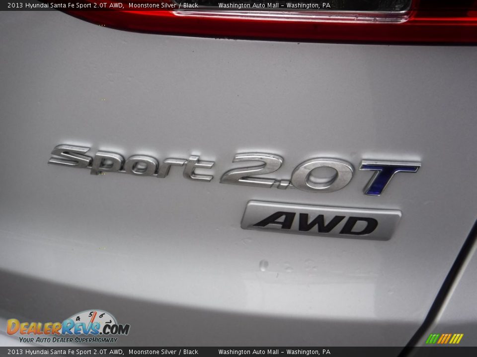 2013 Hyundai Santa Fe Sport 2.0T AWD Moonstone Silver / Black Photo #10