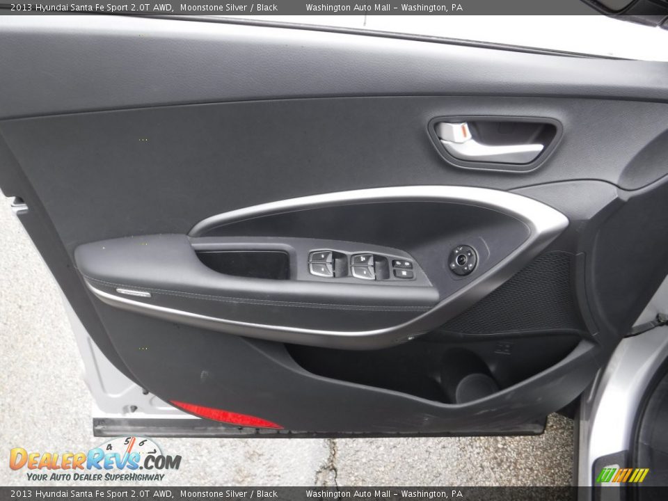 2013 Hyundai Santa Fe Sport 2.0T AWD Moonstone Silver / Black Photo #13