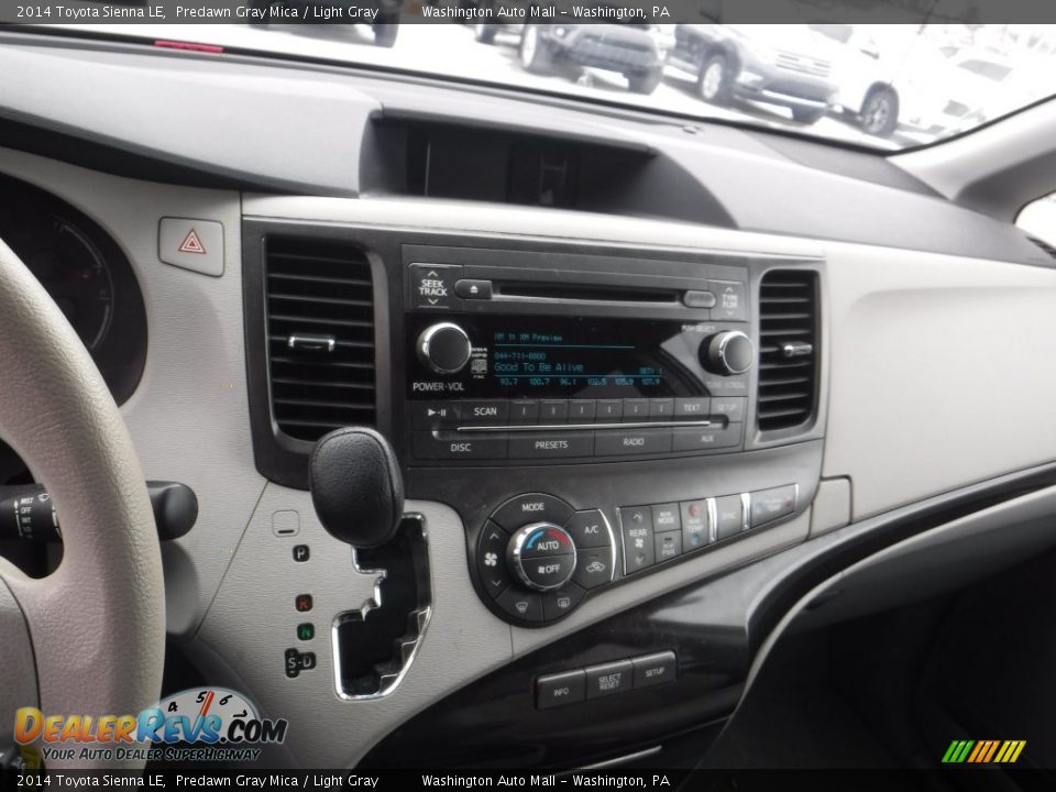 2014 Toyota Sienna LE Predawn Gray Mica / Light Gray Photo #12