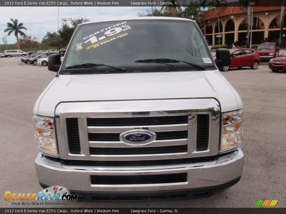 2013 Ford E Series Van E250 Cargo Oxford White / Medium Flint Photo #17