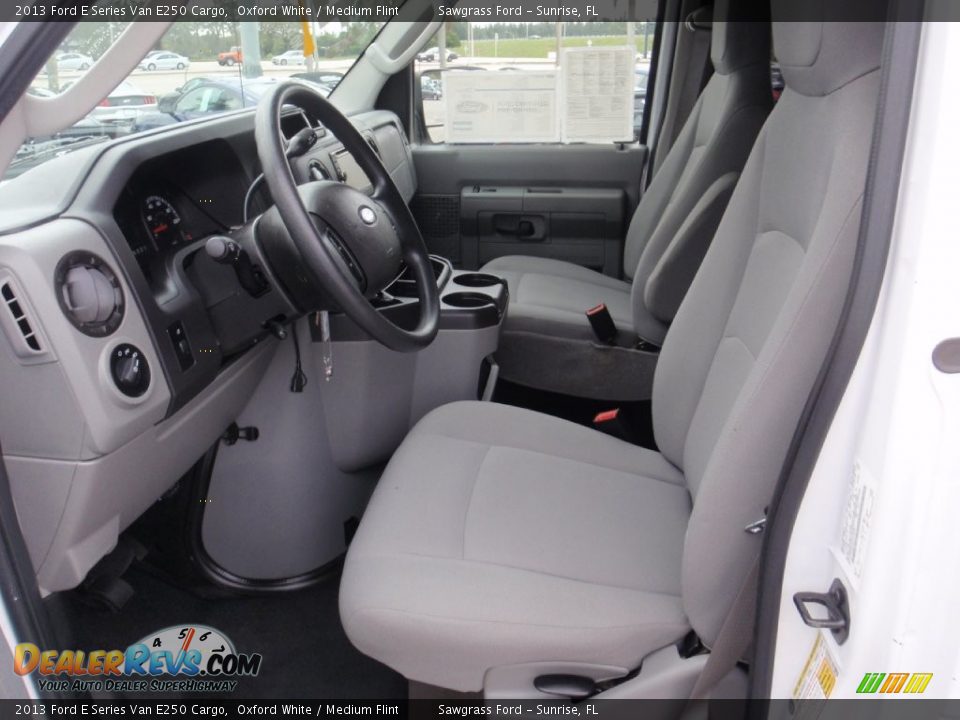 2013 Ford E Series Van E250 Cargo Oxford White / Medium Flint Photo #20