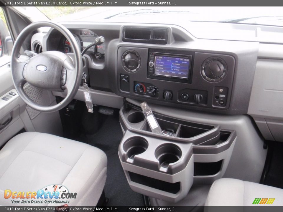 2013 Ford E Series Van E250 Cargo Oxford White / Medium Flint Photo #26