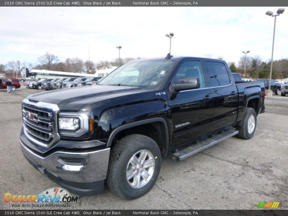 2016 GMC Sierra 1500 SLE Crew Cab 4WD Onyx Black / Jet Black Photo #1