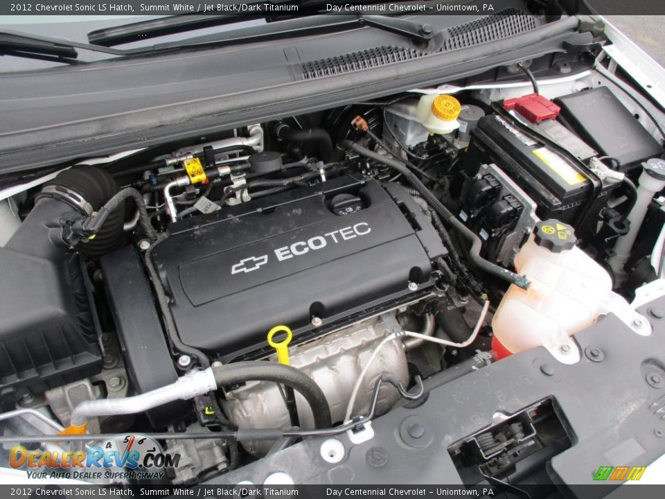 2012 Chevrolet Sonic LS Hatch Summit White / Jet Black/Dark Titanium Photo #17