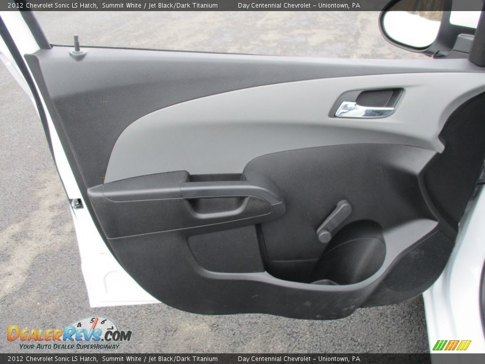 2012 Chevrolet Sonic LS Hatch Summit White / Jet Black/Dark Titanium Photo #19