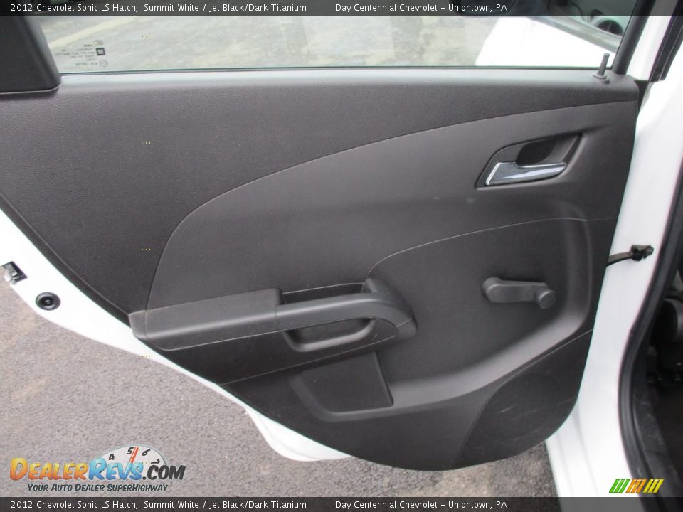 2012 Chevrolet Sonic LS Hatch Summit White / Jet Black/Dark Titanium Photo #21