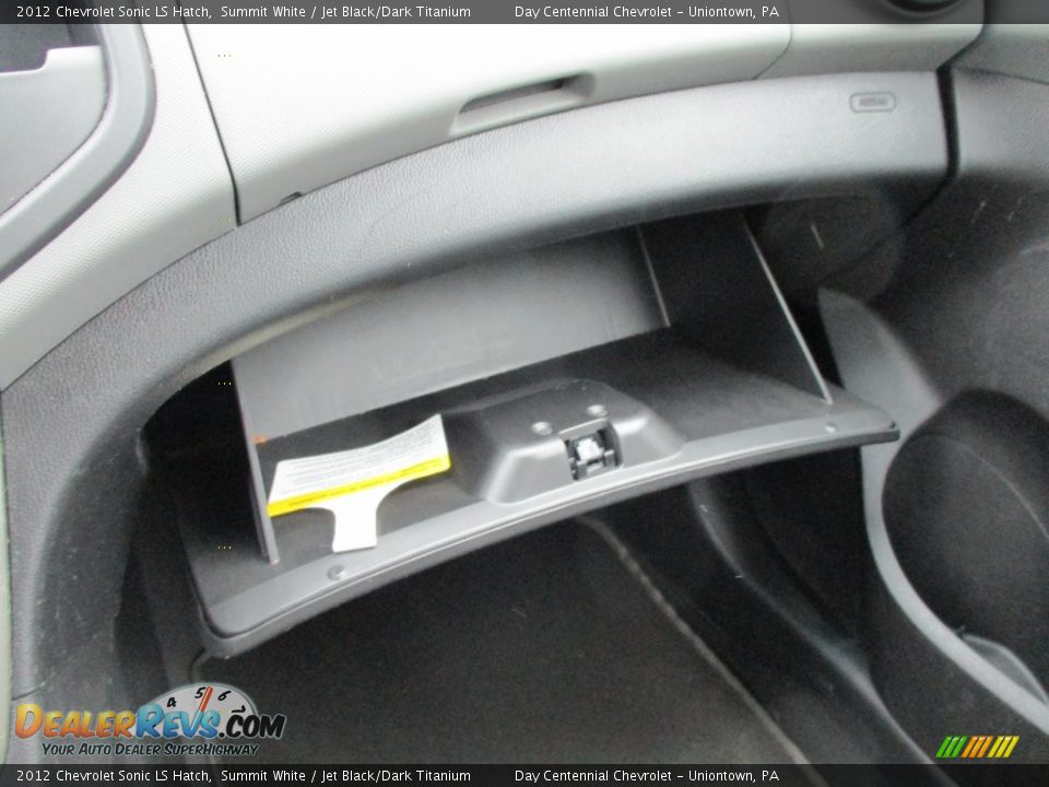 2012 Chevrolet Sonic LS Hatch Summit White / Jet Black/Dark Titanium Photo #32