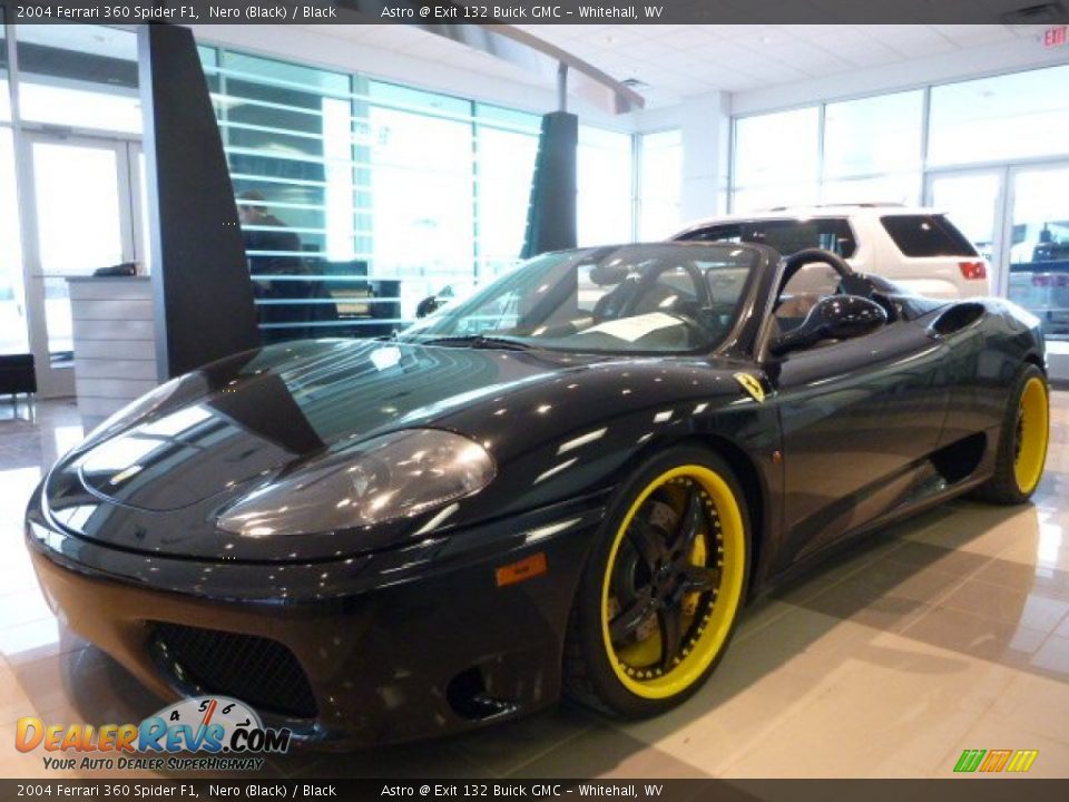 2004 Ferrari 360 Spider F1 Nero (Black) / Black Photo #2