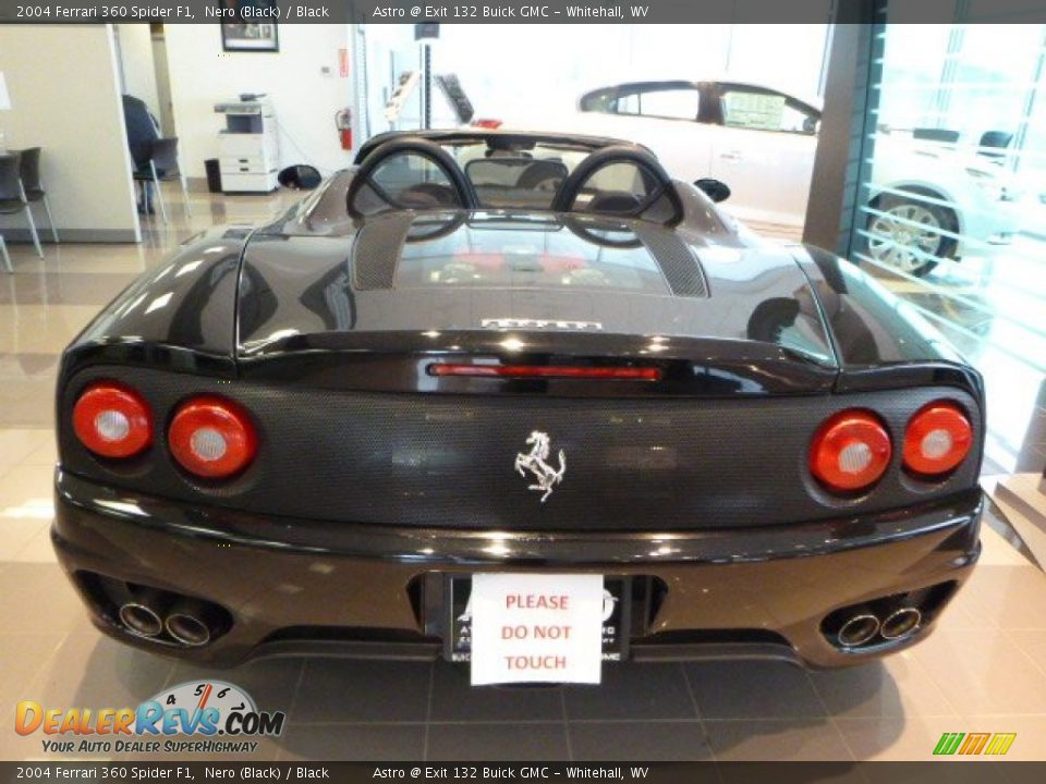 2004 Ferrari 360 Spider F1 Nero (Black) / Black Photo #6