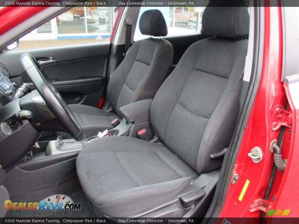 2009 Hyundai Elantra Touring Chilipepper Red / Black Photo #21