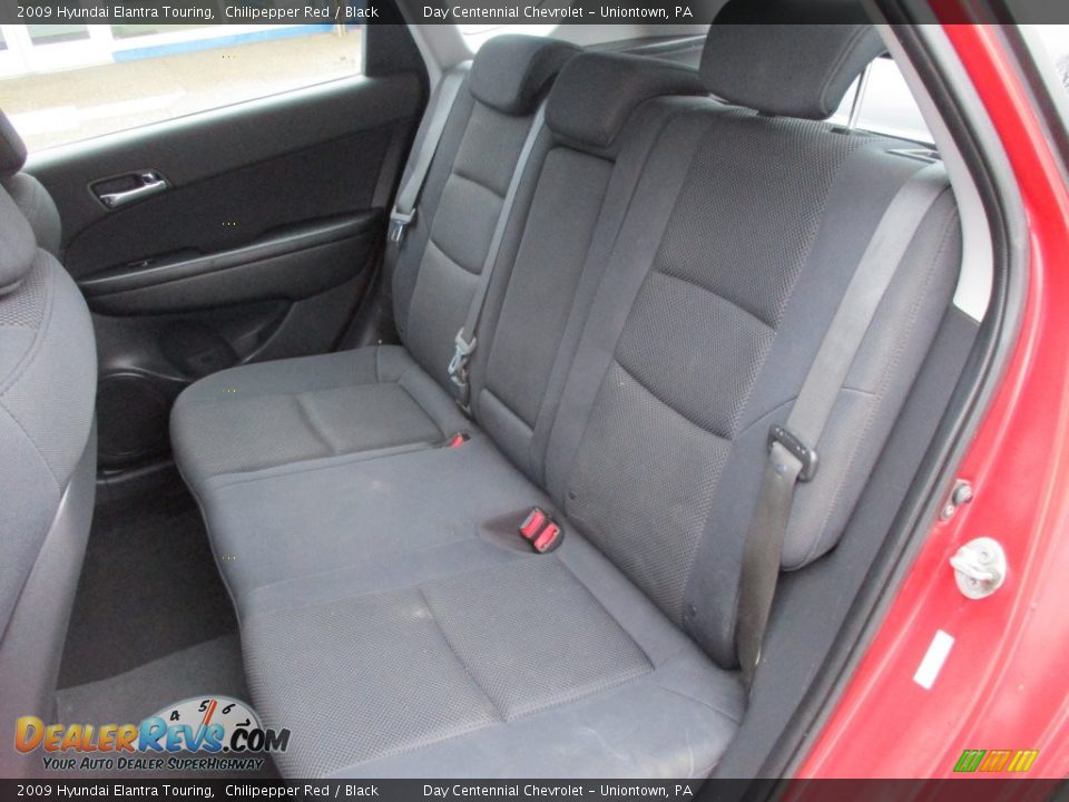 2009 Hyundai Elantra Touring Chilipepper Red / Black Photo #22