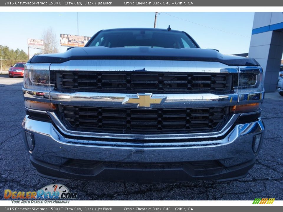 2016 Chevrolet Silverado 1500 LT Crew Cab Black / Jet Black Photo #2