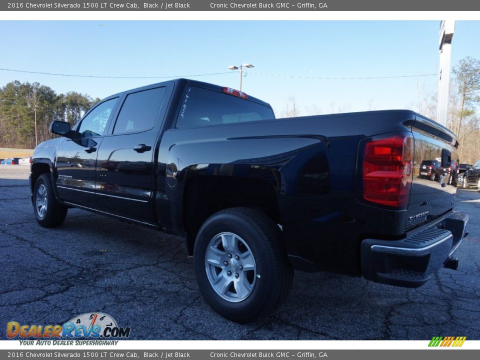2016 Chevrolet Silverado 1500 LT Crew Cab Black / Jet Black Photo #5