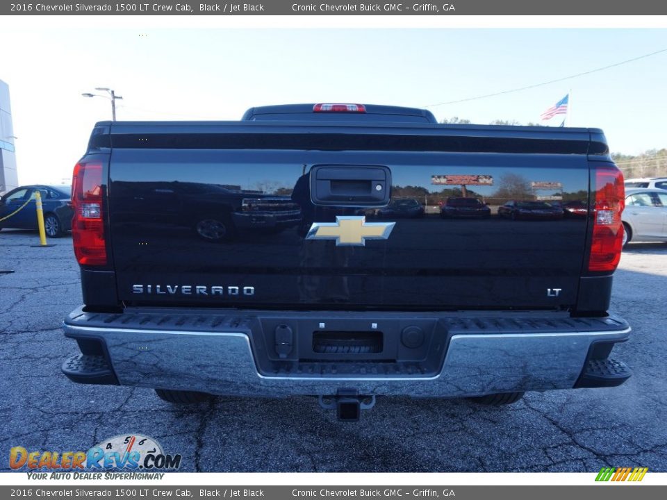 2016 Chevrolet Silverado 1500 LT Crew Cab Black / Jet Black Photo #6