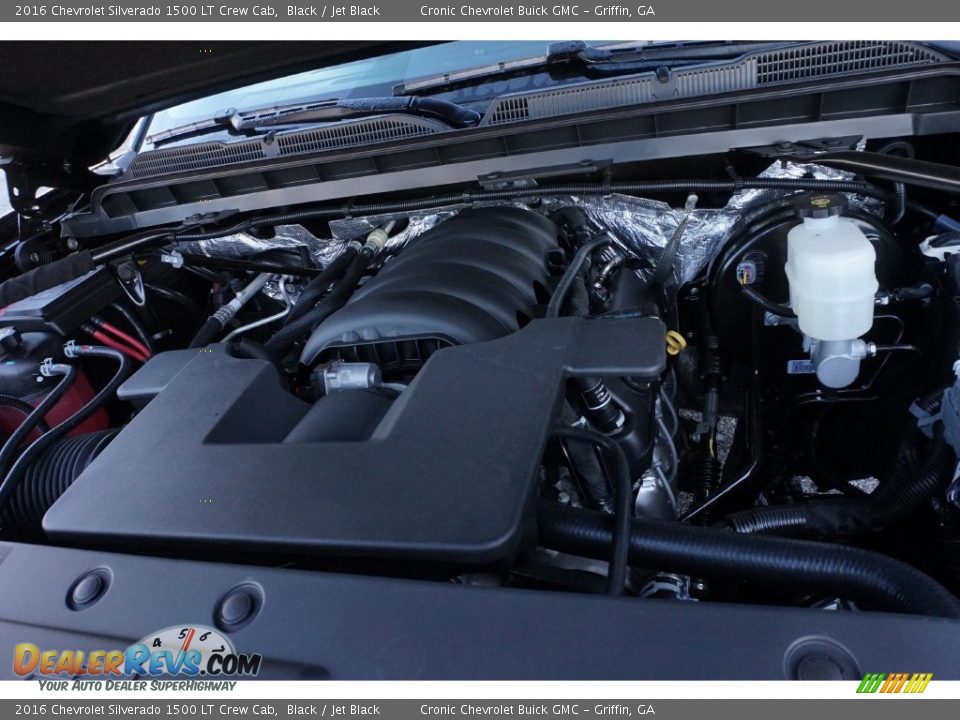 2016 Chevrolet Silverado 1500 LT Crew Cab Black / Jet Black Photo #12
