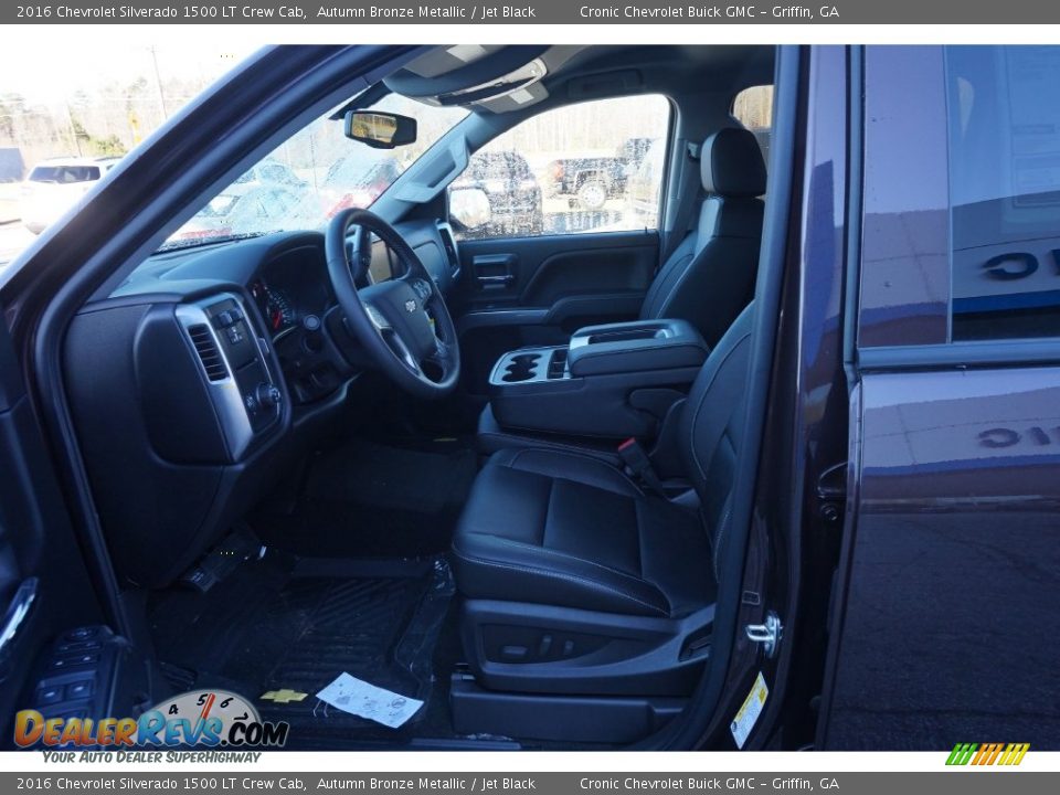 2016 Chevrolet Silverado 1500 LT Crew Cab Autumn Bronze Metallic / Jet Black Photo #8