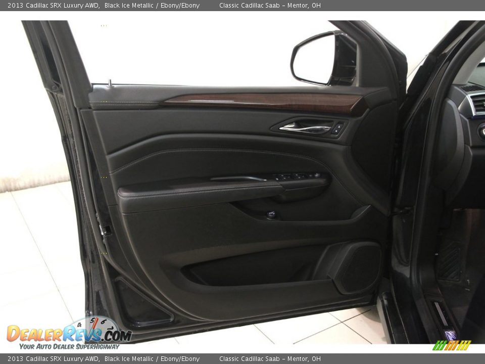 2013 Cadillac SRX Luxury AWD Black Ice Metallic / Ebony/Ebony Photo #4