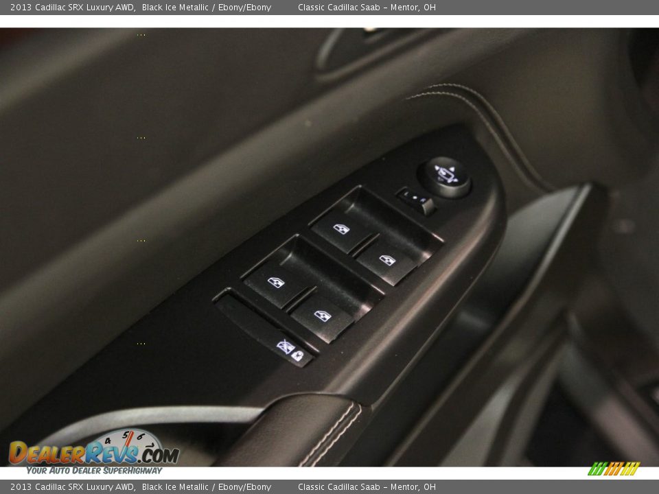 2013 Cadillac SRX Luxury AWD Black Ice Metallic / Ebony/Ebony Photo #5