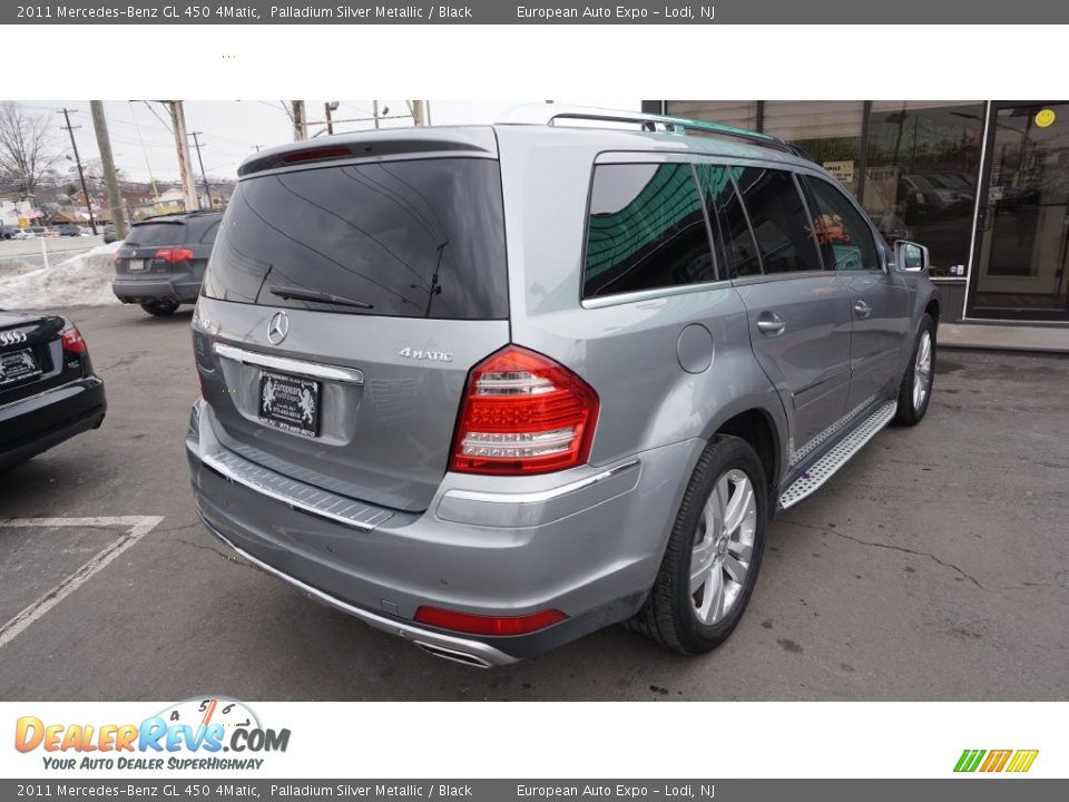 2011 Mercedes-Benz GL 450 4Matic Palladium Silver Metallic / Black Photo #4