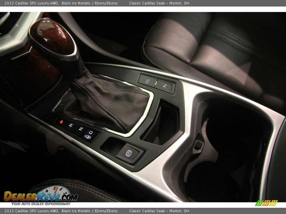 2013 Cadillac SRX Luxury AWD Black Ice Metallic / Ebony/Ebony Photo #16