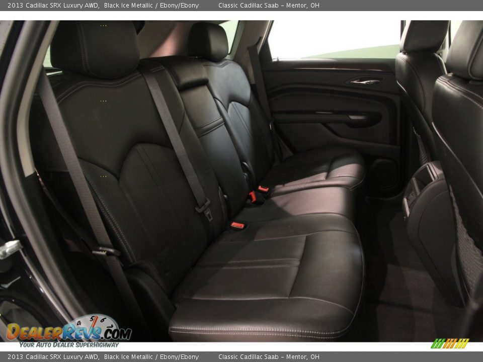2013 Cadillac SRX Luxury AWD Black Ice Metallic / Ebony/Ebony Photo #18