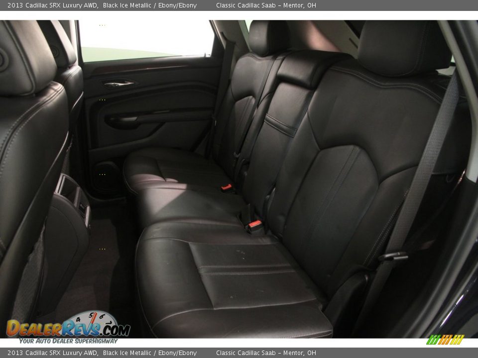 2013 Cadillac SRX Luxury AWD Black Ice Metallic / Ebony/Ebony Photo #19