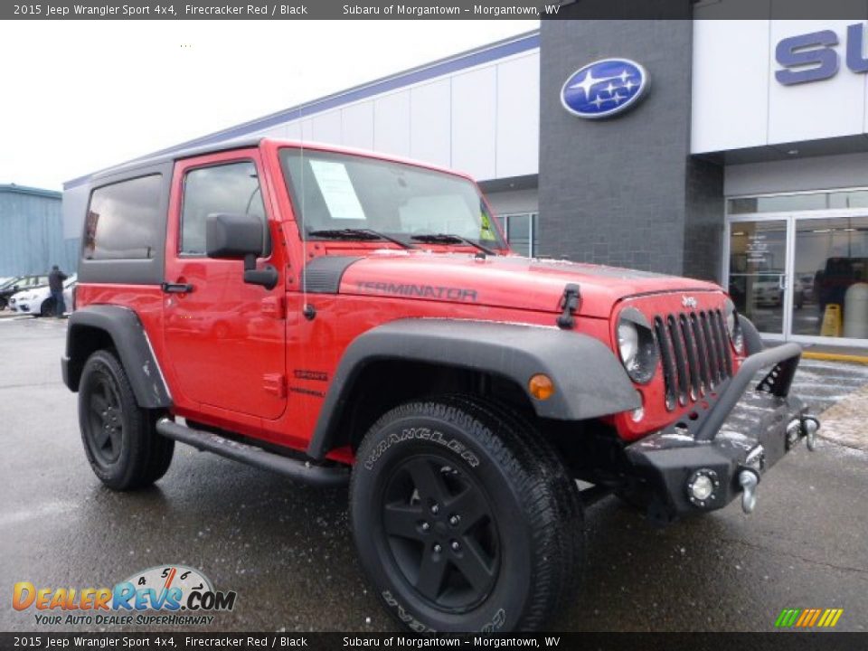 2015 Jeep Wrangler Sport 4x4 Firecracker Red / Black Photo #1