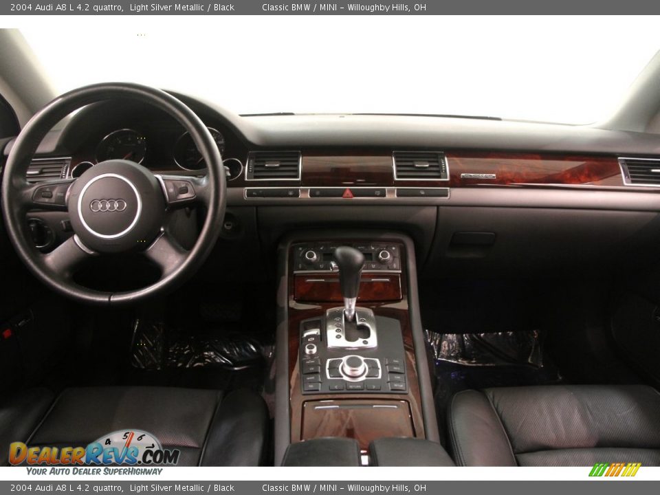 2004 Audi A8 L 4.2 quattro Light Silver Metallic / Black Photo #29