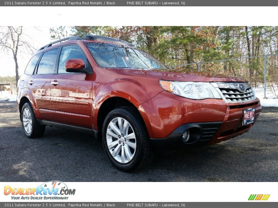 2011 Subaru Forester 2.5 X Limited Paprika Red Metallic / Black Photo #1