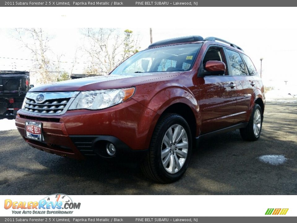 2011 Subaru Forester 2.5 X Limited Paprika Red Metallic / Black Photo #3