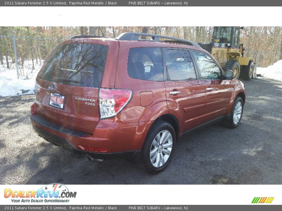 2011 Subaru Forester 2.5 X Limited Paprika Red Metallic / Black Photo #7