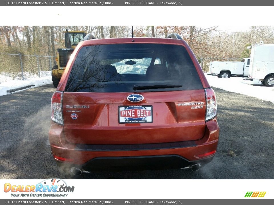 2011 Subaru Forester 2.5 X Limited Paprika Red Metallic / Black Photo #8