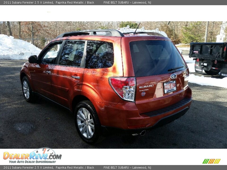 2011 Subaru Forester 2.5 X Limited Paprika Red Metallic / Black Photo #11