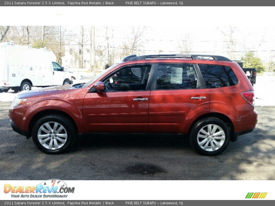 2011 Subaru Forester 2.5 X Limited Paprika Red Metallic / Black Photo #12