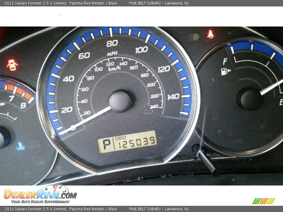 2011 Subaru Forester 2.5 X Limited Paprika Red Metallic / Black Photo #21