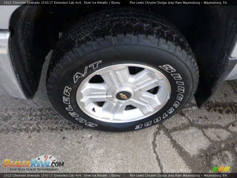 2013 Chevrolet Silverado 1500 LT Extended Cab 4x4 Silver Ice Metallic / Ebony Photo #2