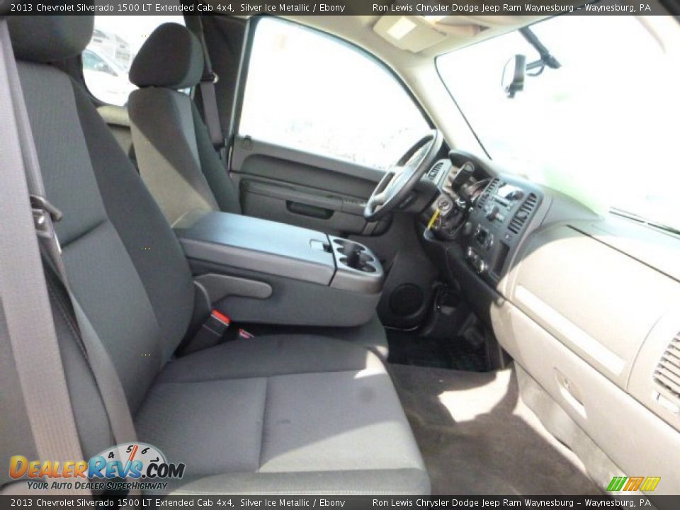 2013 Chevrolet Silverado 1500 LT Extended Cab 4x4 Silver Ice Metallic / Ebony Photo #9